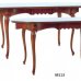 Matteo M 113-as óvális cseresznyeszínű bővíthető étkezőasztal