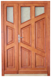 Kültéri ajtó EFD-B12-1, hőszigetelt bejárati ajtó