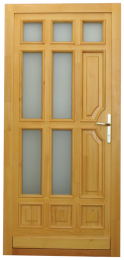 Kültéri ajtó EFD-B9-2, hőszigetelt bajárati ajtó