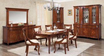 Firenze bővíthető ebédlőasztal székekkel